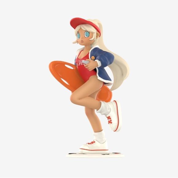New Pop Mart Peach Riot Rush Hour Series Figure - “Poppy Life Guard” with Tote - Picture 6 of 6